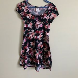 Midi floral joe boxer short sleeve dress